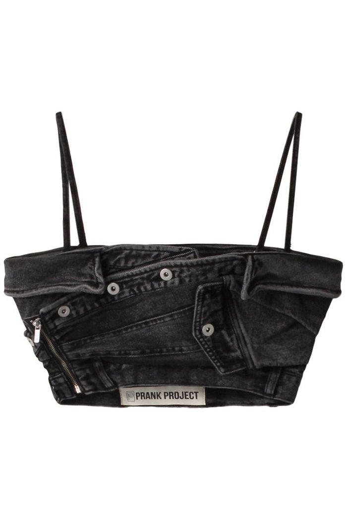 【プランク プロジェクト/PRANK PROJECT】のGジャンビスチェ / Denim Jumper Bustier インテリア・キッズ・メンズ・レディースファッション・服の通販 founy(ファニー) https://founy.com/ ファッション Fashion レディースファッション Fashion for Women アウター Coat / Outerwear Collection トップス・カットソー Cut & Sew Tops キャミソール&ノースリーブ Camisoles & Sleeveless Tops シャツ・ブラウス・オフィスカジュアル Elegant Blouses & Button-Ups ロングTシャツ・Tシャツ Longline T-Shirts & Tees カットソー・ベーシックTシャツ Cut-and-Sewn Tops / Stretch Tees & Basics ビスチェ Bustiers & Corset Tops / Layered Bustier Style キャミソール Camisole, Spaghetti Strap Top タンク Tank Top, Sleeveless Top デニム Denim, Jeans Material ビスチェ Bustier, Corset Top ワイヤー Wire, Wired Bra |ID: prp329100003269120 ipo3291000000036990115