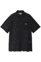 【プランク プロジェクト/PRANK PROJECT】のコードレースオーバーシャツ / Cord Lace Over Shirt BLK(ブラック)|ID:prp329100003269121