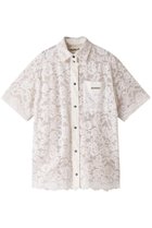 【プランク プロジェクト/PRANK PROJECT】のコードレースオーバーシャツ / Cord Lace Over Shirt WHT(ホワイト)|ID:prp329100003269121