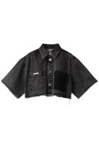 【プランク プロジェクト/PRANK PROJECT】のショートデニムジャケット / Short Denim Jacket BLK(ブラック)|ID: prp329100003269128 ipo3291000000036516247