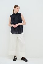 【ランバン オン ブルー/LANVIN en Bleu】のスタンドネックブラウス ネイビー|ID: prp329100003271441 ipo3291000000032436176