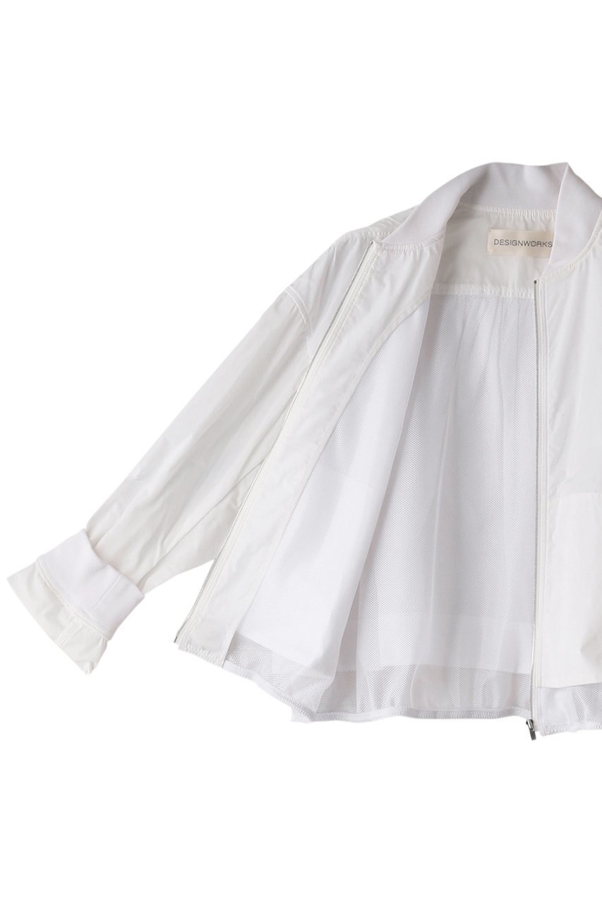 【デザイン ワークス/DESIGN WORKS】のタフタジップブルゾン 人気、トレンドファッション・服の通販 founy(ファニー) 　ファッション　Fashion　レディースファッション　Fashion for Women　アウター　Coat / Outerwear Collection　レディースジャケット・軽アウター　Jackets　ブルゾンジャケット・スポーティアウター　Blouson Jackets　コンパクト　Compact, Small Size　ジャケット　Jacket, Outerwear　バランス　Balance, Style Balance　ブルゾン　Blouson, Bomber Jacket　ロング　Long, Long-Length　other-6|ID: prp329100003271466 ipo3291000000032957799