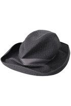 【マチュアーハ/mature ha.】のBOXED HAT ペーパーアバカ(11cm brim) スレートグレー×グレー|ID:prp329100003271485