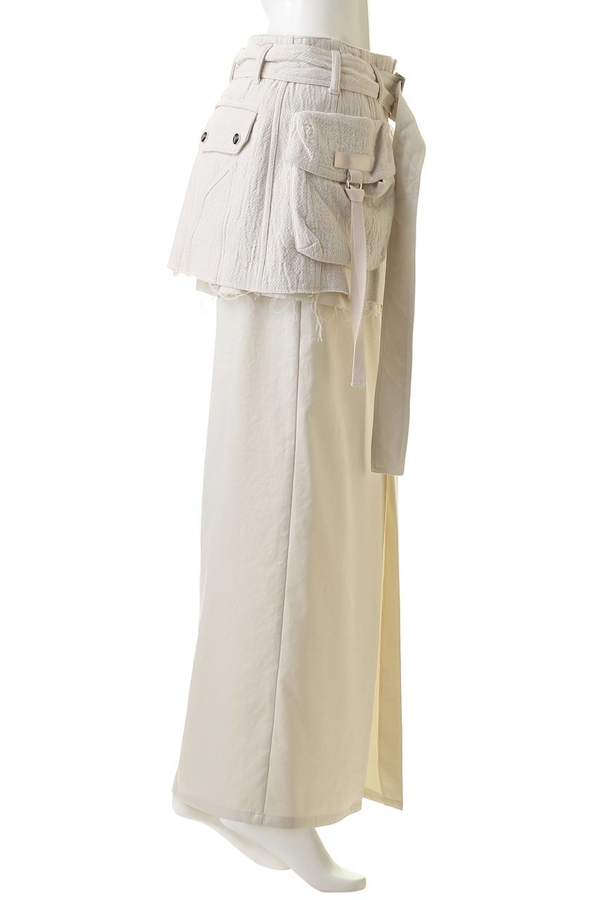 【プランク プロジェクト/PRANK PROJECT】のカーゴラップレイヤードスカート / Cargo Wrap Layered Skirt 人気、トレンドファッション・服の通販 founy(ファニー) ファッション Fashion レディースファッション Fashion for Women スカート Skirts ロングスカート Long Skirts / Maxi & Midi Skirts インナー Innerwear サテン Satin, Glossy Fabric タンブラー Tumbler, Travel Mug トレンド Trend, Trending Now ボトム Bottoms, Lower Wear ラップ Wrap, Wrap Design リネン Linen, Linen Fabric ロング Long, Long-Length 夏 Summer エレガント 上品 Elegant other-3|ID: prp329100003271510 ipo3291000000035509612