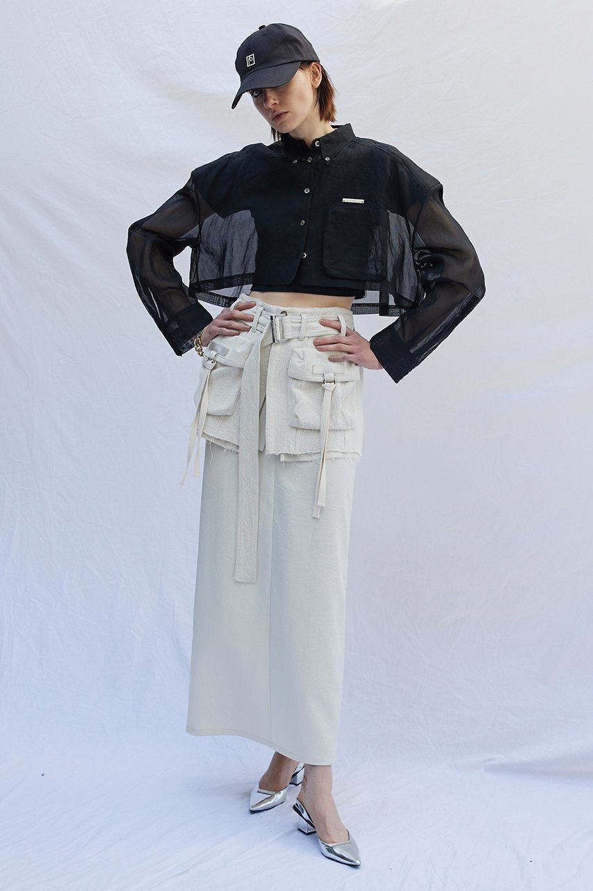 【プランク プロジェクト/PRANK PROJECT】のカーゴラップレイヤードスカート / Cargo Wrap Layered Skirt 人気、トレンドファッション・服の通販 founy(ファニー) ファッション Fashion レディースファッション Fashion for Women スカート Skirts ロングスカート Long Skirts / Maxi & Midi Skirts インナー Innerwear サテン Satin, Glossy Fabric タンブラー Tumbler, Travel Mug トレンド Trend, Trending Now ボトム Bottoms, Lower Wear ラップ Wrap, Wrap Design リネン Linen, Linen Fabric ロング Long, Long-Length 夏 Summer エレガント 上品 Elegant other-7|ID: prp329100003271510 ipo3291000000035509616