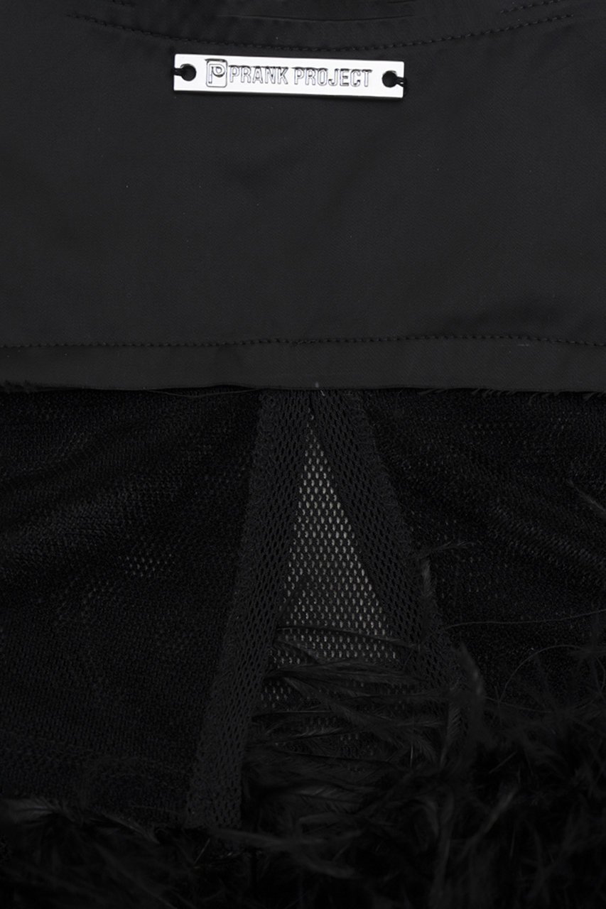 【プランク プロジェクト/PRANK PROJECT】のコンビネーションキャミソールダブルフェザーファー / Combination Camisole Double Feather Fur 人気、トレンドファッション・服の通販 founy(ファニー) ファッション Fashion レディースファッション Fashion for Women トップス・カットソー Cut & Sew Tops キャミソール&ノースリーブ Camisoles & Sleeveless Tops シャツ・ブラウス・オフィスカジュアル Elegant Blouses & Button-Ups ロングTシャツ・Tシャツ Longline T-Shirts & Tees カットソー・ベーシックTシャツ Cut-and-Sewn Tops / Stretch Tees & Basics おすすめ Recommended / Our Picks キャミソール Camisole, Spaghetti Strap Top サテン Satin, Glossy Fabric スリーブ Sleeve, Long Sleeve / Short Sleeve タンク Tank Top, Sleeveless Top ビスチェ Bustier, Corset Top フェザー Feather, Feather Detail メッシュ Mesh, Net Fabric ロング Long, Long-Length other-7|ID: prp329100003271520 ipo3291000000032854581