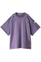 【プランク プロジェクト/PRANK PROJECT】のダメージピグメントTシャツ / Damage Pigment T-Shirt PPL(パープル)|ID: prp329100003271528 ipo3291000000036989575