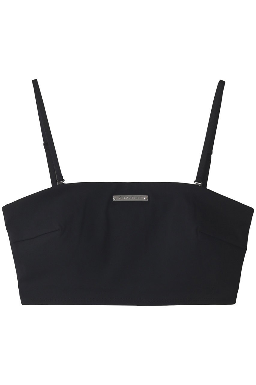 【プランク プロジェクト/PRANK PROJECT】のバンドゥキャミ / Bandeau Camisole インテリア・キッズ・メンズ・レディースファッション・服の通販 founy(ファニー) 　ファッション　Fashion　レディースファッション　Fashion for Women　トップス・カットソー　Cut & Sew Tops　キャミソール&ノースリーブ　Camisoles & Sleeveless Tops　シャツ・ブラウス・オフィスカジュアル　Elegant Blouses & Button-Ups　ロングTシャツ・Tシャツ　Longline T-Shirts & Tees　カットソー・ベーシックTシャツ　Cut-and-Sewn Tops / Stretch Tees & Basics　インナー　Innerwear　キャミソール　Camisole, Spaghetti Strap Top　スポーティ　Sporty, Casual Athletic　タンク　Tank Top, Sleeveless Top　プレート　Plate, Dish　メタル　Metal, Metal Parts　夏　Summer　BLK(ブラック)|ID: prp329100003271531 ipo3291000000032913935