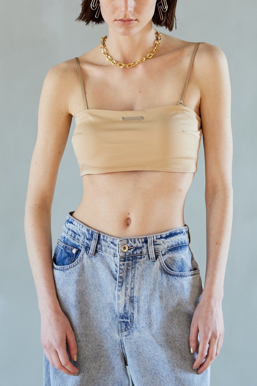 【プランク プロジェクト/PRANK PROJECT】のバンドゥキャミ / Bandeau Camisole 人気、トレンドファッション・服の通販 founy(ファニー) 　ファッション　Fashion　レディースファッション　Fashion for Women　トップス・カットソー　Cut & Sew Tops　キャミソール&ノースリーブ　Camisoles & Sleeveless Tops　シャツ・ブラウス・オフィスカジュアル　Elegant Blouses & Button-Ups　ロングTシャツ・Tシャツ　Longline T-Shirts & Tees　カットソー・ベーシックTシャツ　Cut-and-Sewn Tops / Stretch Tees & Basics　インナー　Innerwear　キャミソール　Camisole, Spaghetti Strap Top　スポーティ　Sporty, Casual Athletic　タンク　Tank Top, Sleeveless Top　プレート　Plate, Dish　メタル　Metal, Metal Parts　夏　Summer　other-7|ID: prp329100003271531 ipo3291000000032914008