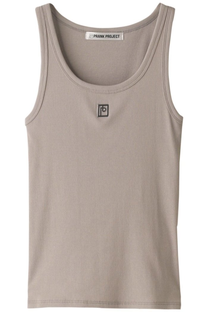【プランク プロジェクト/PRANK PROJECT】のメタルプレートリブタンク / Metal Plate Rib Tank Top インテリア・キッズ・メンズ・レディースファッション・服の通販 founy(ファニー) https://founy.com/ ファッション Fashion レディースファッション Fashion for Women トップス・カットソー Cut & Sew Tops キャミソール&ノースリーブ Camisoles & Sleeveless Tops シャツ・ブラウス・オフィスカジュアル Elegant Blouses & Button-Ups ロングTシャツ・Tシャツ Longline T-Shirts & Tees カットソー・ベーシックTシャツ Cut-and-Sewn Tops / Stretch Tees & Basics キャミソール Camisole, Spaghetti Strap Top シンプル Simple, Minimal スクエア Square, Square Shape タンク Tank Top, Sleeveless Top フロント Front, Front Design プレート Plate, Dish メタル Metal, Metal Parts |ID: prp329100003271535 ipo3291000000032855581