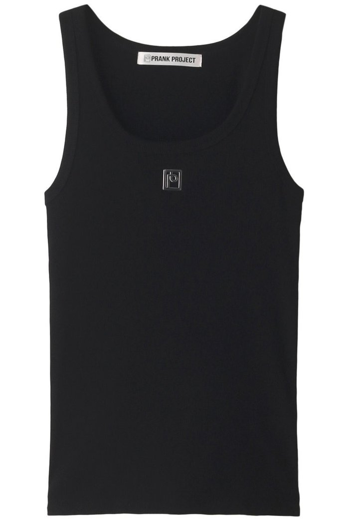 【プランク プロジェクト/PRANK PROJECT】のメタルプレートリブタンク / Metal Plate Rib Tank Top インテリア・キッズ・メンズ・レディースファッション・服の通販 founy(ファニー) https://founy.com/ ファッション Fashion レディースファッション Fashion for Women トップス・カットソー Cut & Sew Tops キャミソール&ノースリーブ Camisoles & Sleeveless Tops シャツ・ブラウス・オフィスカジュアル Elegant Blouses & Button-Ups ロングTシャツ・Tシャツ Longline T-Shirts & Tees カットソー・ベーシックTシャツ Cut-and-Sewn Tops / Stretch Tees & Basics キャミソール Camisole, Spaghetti Strap Top シンプル Simple, Minimal スクエア Square, Square Shape タンク Tank Top, Sleeveless Top フロント Front, Front Design プレート Plate, Dish メタル Metal, Metal Parts |ID: prp329100003271535 ipo3291000000036990158