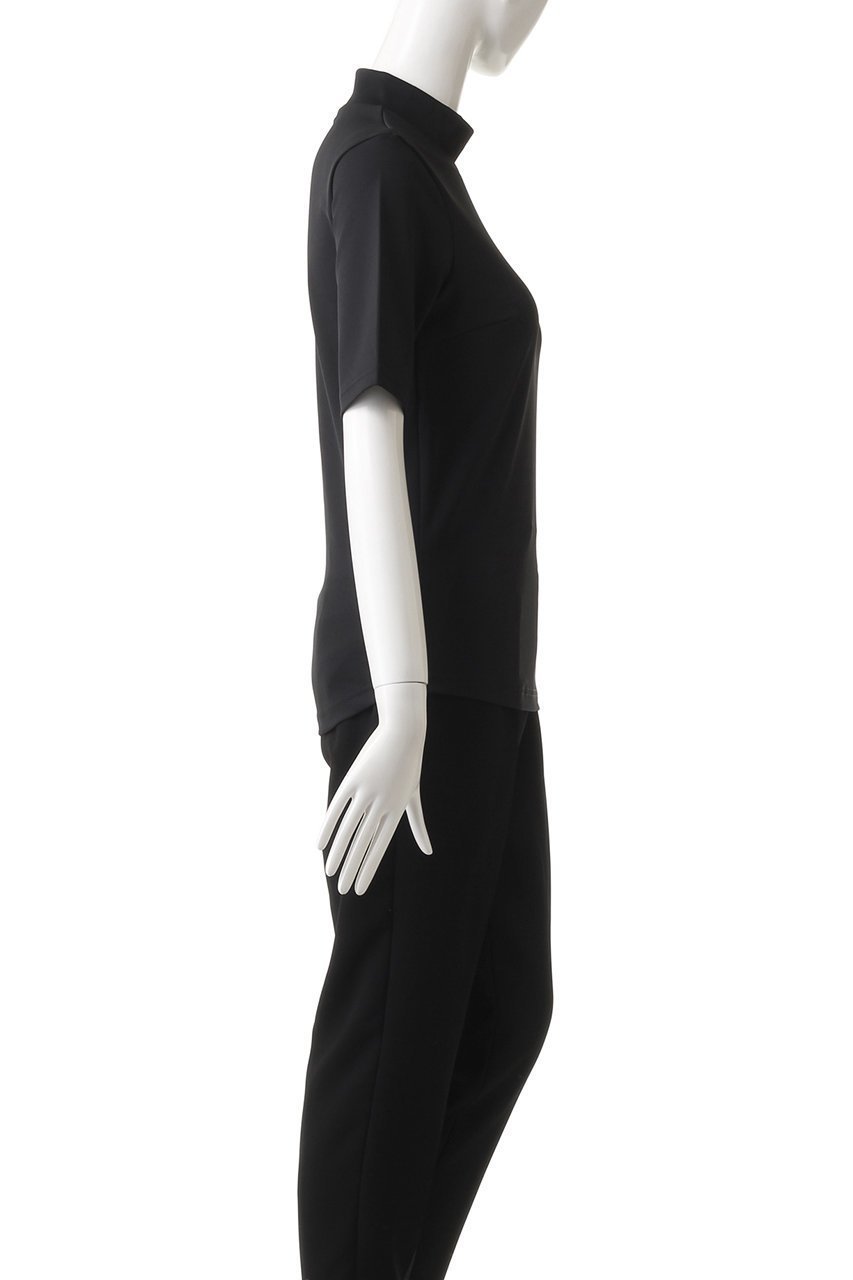 【オブシディアン/OBSIDIAN】のCURSIVE EMBROIDERY HIGHNECK SHORTSLEEVE 人気、トレンドファッション・服の通販 founy(ファニー) 　ファッション　Fashion　レディースファッション　WOMEN　トップス・カットソー　Tops/Tshirt　スポーツウェア　Sportswear　スポーツ トップス　Sports Tops　インナー　Inner　ゴルフ　Golf　シンプル　Simple　スポーツ　Sports　ハイネック　High Neck　ベーシック　Basic　半袖　Short Sleeve　other-3|ID: prp329100003271537 ipo3291000000031411450