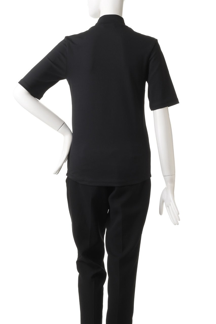 【オブシディアン/OBSIDIAN】のCURSIVE EMBROIDERY HIGHNECK SHORTSLEEVE 人気、トレンドファッション・服の通販 founy(ファニー) 　ファッション　Fashion　レディースファッション　WOMEN　トップス・カットソー　Tops/Tshirt　スポーツウェア　Sportswear　スポーツ トップス　Sports Tops　インナー　Inner　ゴルフ　Golf　シンプル　Simple　スポーツ　Sports　ハイネック　High Neck　ベーシック　Basic　半袖　Short Sleeve　other-4|ID: prp329100003271537 ipo3291000000031411453