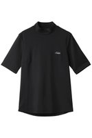【オブシディアン/OBSIDIAN】のCURSIVE EMBROIDERY HIGHNECK SHORTSLEEVE 人気、トレンドファッション・服の通販 founy(ファニー) ファッション Fashion レディースファッション Fashion for Women トップス・カットソー Cut & Sew Tops スポーツウェア Functional & Stylish Sportswear スポーツ トップス Athletic Tops / Workout Tops / Training Shirts インナー Innerwear ゴルフ Golf シンプル Simple, Minimal スポーツ Sports, Activewear ハイネック High Neck, Mock Neck ベーシック Basic, Essential 半袖 Short Sleeve, Half Sleeve |ID:prp329100003271537