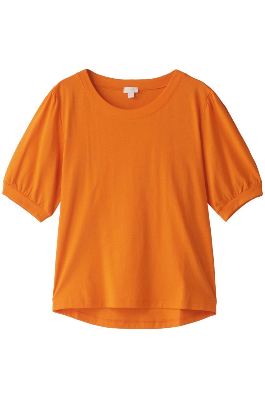 【ハンロ/HANRO】の半袖Tシャツ インテリア・キッズ・メンズ・レディースファッション・服の通販 founy(ファニー) 　ファッション　Fashion　レディースファッション　WOMEN　トップス・カットソー　Tops/Tshirt　シャツ/ブラウス　Shirts/Blouses　ロング / Tシャツ　T-Shirts　S/S・春夏　Ss・Spring/Summer　おすすめ　Recommend　オレンジ　Orange　ベーシック　Basic　半袖　Short Sleeve　夏　Summer　春　Spring　オレンジ|ID: prp329100003271544 ipo3291000000021899654