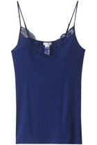 【ハンロ/HANRO】のレース付きキャミソール ブルー|ID: prp329100003271550 ipo3291000000036197034