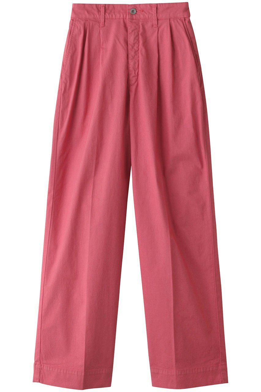 【ヤヌーク/YANUK】のタックワイドトラウザーズ インテリア・キッズ・メンズ・レディースファッション・服の通販 founy(ファニー) 　ファッション　Fashion　レディースファッション　Fashion for Women　パンツ　Pants & Trousers　おすすめ　Recommended / Our Picks　ストレッチ　Stretch, Stretchy Fabric　センター　Center, Center Line　トレンド　Trend, Trending Now　ネオン　Neon, Neon Color　ベーシック　Basic, Essential　エレガント 上品　Elegant　ストロベリー|ID: prp329100003273437 ipo3291000000036577867