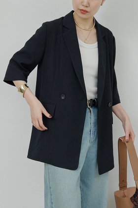 【ガリャルダガランテ/GALLARDAGALANTE】のハーフスリーブジャケット 人気、トレンドファッション・服の通販 founy(ファニー) ファッション Fashion レディースファッション WOMEN アウター Coat Outerwear ジャケット Jackets おすすめ Recommend なめらか Smooth ジャケット Jacket スタイリッシュ Stylish ハーフ Half エレガント 上品 Elegant 再入荷 Restock/Back In Stock/Re Arrival |ID:prp329100003273513
