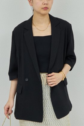 【ガリャルダガランテ/GALLARDAGALANTE】 ハーフスリーブジャケット人気、トレンドファッション・服の通販 founy(ファニー) ファッション Fashion レディースファッション Fashion for Women アウター Coat / Outerwear Collection レディースジャケット・軽アウター Jackets 2026年 2026 オケージョン Occasion Wear ジャケット Jacket, Outerwear スタイリッシュ Stylish, Fashionable エレガント 上品 Elegant 夏 Summer 春 Spring S/S・春夏 SS, Spring/Summer, Warm Season |ID:prp329100003273513