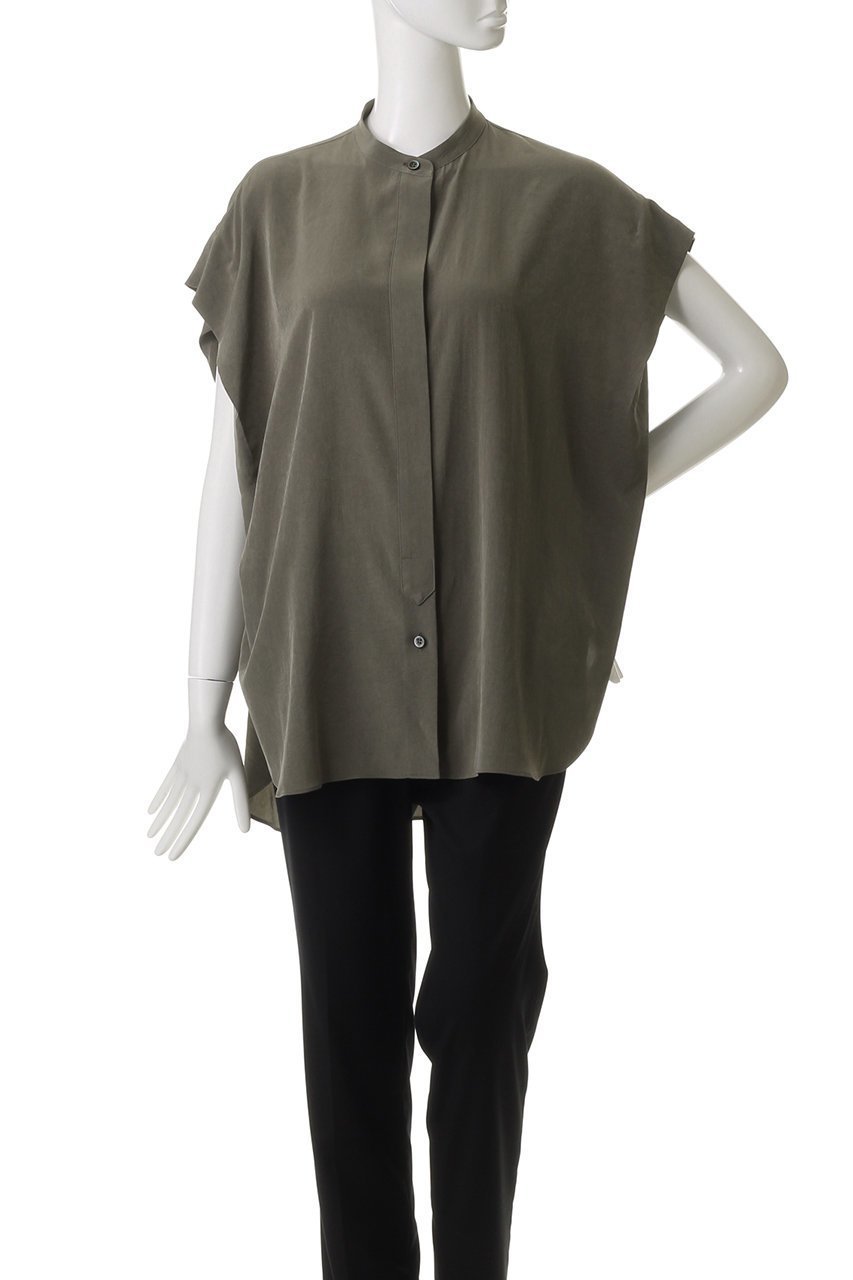 【サクラ/SACRA】のトリアセマイクロクレープブラウス 人気、トレンドファッション・服の通販 founy(ファニー) 　ファッション　Fashion　レディースファッション　Fashion for Women　トップス・カットソー　Cut & Sew Tops　シャツ・ブラウス・オフィスカジュアル　Elegant Blouses & Button-Ups　おすすめ　Recommended / Our Picks　ショート　Short, Short Length　シルク　Silk, 100% Silk　スタイリッシュ　Stylish, Fashionable　スリーブ　Sleeve, Long Sleeve / Short Sleeve　フロント　Front, Front Design　other-2|ID: prp329100003273525 ipo3291000000032856442