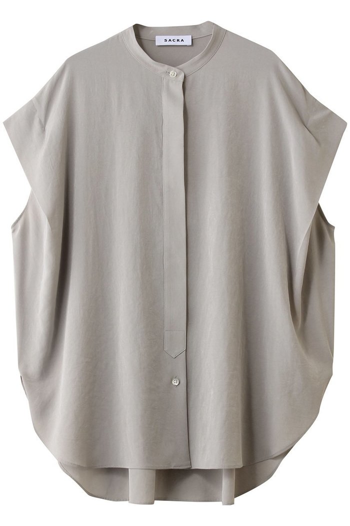 【サクラ/SACRA】のトリアセマイクロクレープブラウス インテリア・キッズ・メンズ・レディースファッション・服の通販 founy(ファニー) https://founy.com/ ファッション Fashion レディースファッション Fashion for Women トップス・カットソー Cut & Sew Tops シャツ・ブラウス・オフィスカジュアル Elegant Blouses & Button-Ups おすすめ Recommended / Our Picks ショート Short, Short Length シルク Silk, 100% Silk スリーブ Sleeve, Long Sleeve / Short Sleeve フロント Front, Front Design エレガント 上品 Elegant |ID: prp329100003273525 ipo3291000000036212425