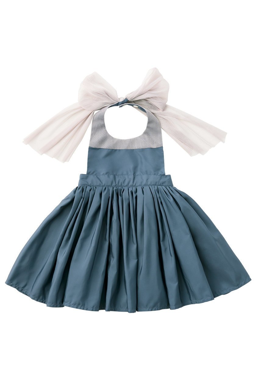 【マールマール/MARLMARL / KIDS】の【Baby】お食事エプロン bouquet インテリア・キッズ・メンズ・レディースファッション・服の通販 founy(ファニー) 　ファッション　Fashion　キッズファッション　Fashion for Kids　ギャザー　Gathered, Ruffled　スウィート　Sweet, Cute Style　ドレス　Dress, One-Piece　リボン　Ribbon, Bow　結婚式　Wedding　navy|ID: prp329100003273532 ipo3291000000032880876