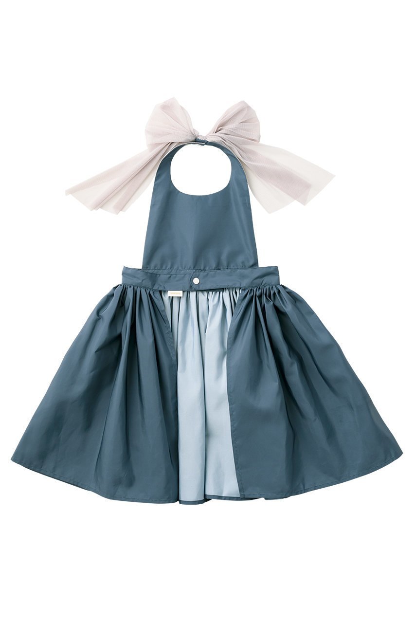 【マールマール/MARLMARL / KIDS】の【KIDS】お食事エプロン bouquet navy 100-110cm 人気、トレンドファッション・服の通販 founy(ファニー) 　ファッション　Fashion　キッズファッション　Fashion for Kids　ギャザー　Gathered, Ruffled　スウィート　Sweet, Cute Style　ドレス　Dress, One-Piece　リボン　Ribbon, Bow　結婚式　Wedding　other-2|ID: prp329100003273534 ipo3291000000034584062