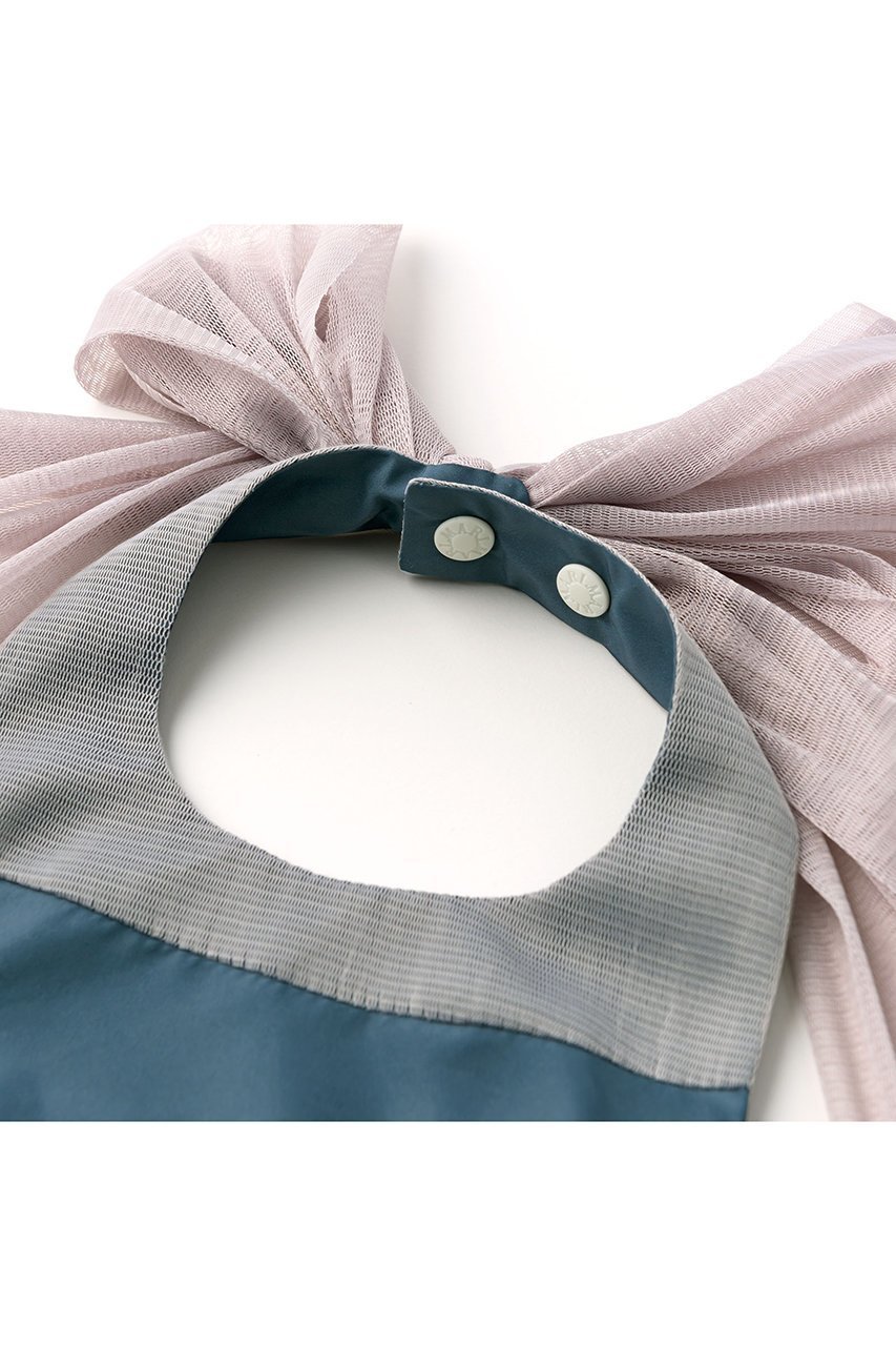 【マールマール/MARLMARL / KIDS】の【KIDS】お食事エプロン bouquet navy 100-110cm 人気、トレンドファッション・服の通販 founy(ファニー) 　ファッション　Fashion　キッズファッション　Fashion for Kids　ギャザー　Gathered, Ruffled　スウィート　Sweet, Cute Style　ドレス　Dress, One-Piece　リボン　Ribbon, Bow　結婚式　Wedding　other-3|ID: prp329100003273534 ipo3291000000034584063