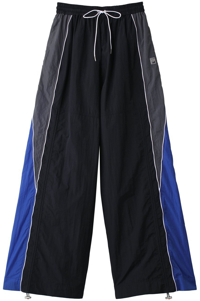 【プランク プロジェクト/PRANK PROJECT】のサイドパネルトラックパンツ / Side Panel Track Pants インテリア・キッズ・メンズ・レディースファッション・服の通販 founy(ファニー) 　ファッション　Fashion　レディースファッション　WOMEN　パンツ　Pants　おすすめ　Recommend　ギャザー　Gather　スポーティ　Sporty　タフタ　Taffeta　ブロッキング　Blocking　レース　Race　今季　This Season　夏　Summer　BLU(ブルー)|ID: prp329100003273550 ipo3291000000029771892