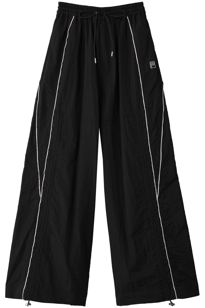 【プランク プロジェクト/PRANK PROJECT】のサイドパネルトラックパンツ / Side Panel Track Pants インテリア・キッズ・メンズ・レディースファッション・服の通販 founy(ファニー) 　ファッション　Fashion　レディースファッション　Fashion for Women　パンツ　Pants & Trousers　おすすめ　Recommended / Our Picks　ギャザー　Gathered, Ruffled　スポーティ　Sporty, Casual Athletic　タフタ　Taffeta, Structured Fabric　ブロッキング　Color Blocking, Panel Design　レース　Lace, Lace Fabric　今季　This Season, Current Season　夏　Summer　BLK(ブラック)|ID: prp329100003273550 ipo3291000000035422423