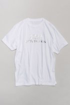 【メゾンスペシャル/MAISON SPECIAL】のスパイラルロゴキラキラTシャツ WHT(ホワイト)|ID:prp329100003273559