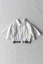 【メゾンスペシャル/MAISON SPECIAL】のジャガードゴムダブルレイヤードシャツ WHT(ホワイト)|ID:prp329100003273585