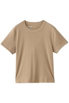 【スリー ドッツ/three dots】のオーガニックコットンニット ボーイズアレックス キャラメル|ID: prp329100003275642 ipo3291000000037026007