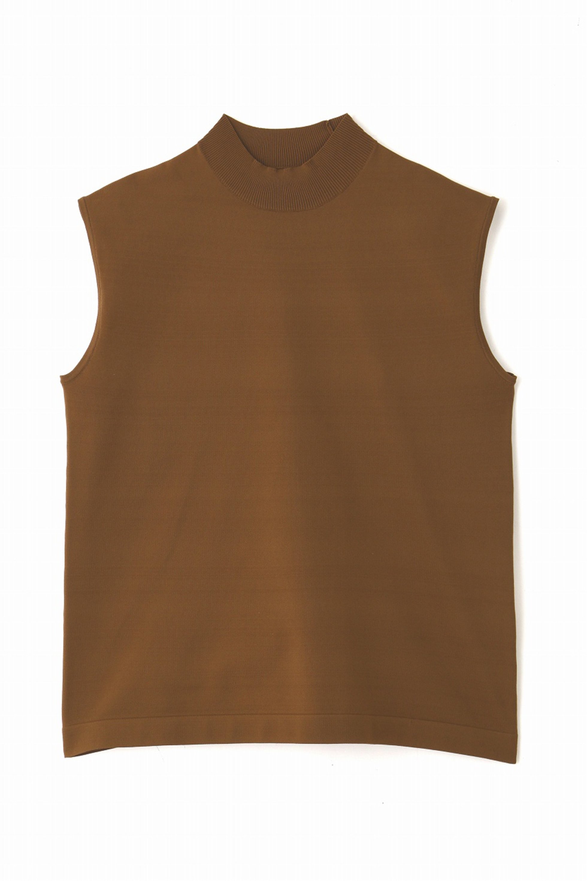 【アドーア/ADORE】のベーシックノースリーブニット インテリア・キッズ・メンズ・レディースファッション・服の通販 founy(ファニー) 　ファッション　Fashion　レディースファッション　Fashion for Women　トップス・カットソー　Cut & Sew Tops　ニット　Knit Tops & Sweaters　キャミソール&ノースリーブ　Camisoles & Sleeveless Tops　カジュアルプルオーバー・ニットトップス　Pullovers & Knit Tops / Casual Pullovers　おすすめ　Recommended / Our Picks　インナー　Innerwear　カットソー　Cut and Sewn Top　シンプル　Simple, Minimal　ノースリーブ　Sleeveless, No-Sleeve　ボトルネック　Bottle Neck, Mock Neck　ブラウン|ID: prp329100003275666 ipo3291000000032950138