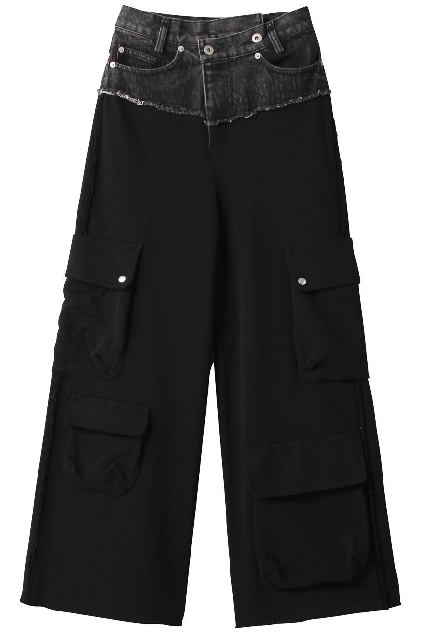 【メゾンスペシャル/MAISON SPECIAL】のカットオフデニムレイヤードスウェットパンツ 人気、トレンドファッション・服の通販 founy(ファニー) 　ファッション　Fashion　レディースファッション　Fashion for Women　パンツ　Pants & Trousers　おすすめ　Recommended / Our Picks　カットソー　Cut and Sewn Top　コンビ　Combo, Combination Style　シンプル　Simple, Minimal　スウェット / スエット　Sweatshirt, Sweatwear　デニム　Denim, Jeans Material　トレンド　Trend, Trending Now　 other-1|ID: prp329100003275710 ipo3291000000032830434