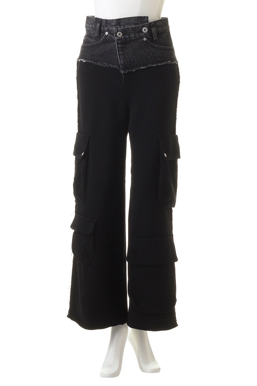 【メゾンスペシャル/MAISON SPECIAL】のカットオフデニムレイヤードスウェットパンツ 人気、トレンドファッション・服の通販 founy(ファニー) 　ファッション　Fashion　レディースファッション　Fashion for Women　パンツ　Pants & Trousers　おすすめ　Recommended / Our Picks　カットソー　Cut and Sewn Top　コンビ　Combo, Combination Style　シンプル　Simple, Minimal　スウェット / スエット　Sweatshirt, Sweatwear　デニム　Denim, Jeans Material　トレンド　Trend, Trending Now　other-2|ID: prp329100003275710 ipo3291000000035645924