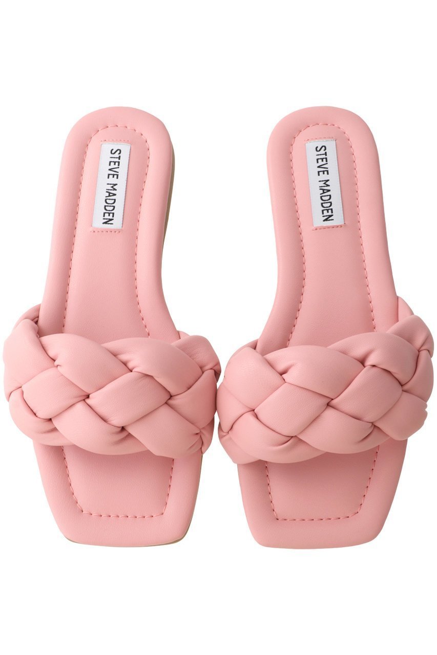 【スティーブマデン/STEVE MADDEN】のOPTICAL クッションベルトフラットサンダル インテリア・キッズ・メンズ・レディースファッション・服の通販 founy(ファニー) 　ファッション　Fashion　レディースファッション　Fashion for Women　ベルト&ウエストマーク　Belts & Waist Accessories　インソール　Shoe Insole　ガーリー　Girly, Feminine Style　クッション　Cushion, Throw Pillow　サンダル　Sandals, Summer Shoes　トレンド　Trend, Trending Now　フラット　Flat, Flat Shoes　ピンク|ID: prp329100003280153 ipo3291000000032771101