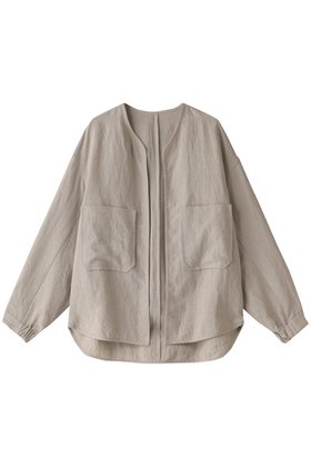 【エリオポール/heliopole】のNEW DUNGAREES LINENノーカラージャケット 人気、トレンドファッション・服の通販 founy(ファニー) ファッション Fashion レディースファッション Fashion for Women アウター Coat / Outerwear Collection レディースジャケット・軽アウター Jackets ノーカラージャケット / シンプル上品コーデ Collarless Jackets ジャケット Jacket, Outerwear ポケット Pocket, Pocket Detail リネン Linen, Linen Fabric 夏 Summer 春 Spring S/S・春夏 SS, Spring/Summer, Warm Season |ID:prp329100003280172