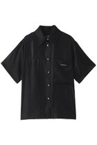 【プランク プロジェクト/PRANK PROJECT】のハーフスリーブサテンオーバーシャツ / Half Sleeve Satin Over Shirt BLK(ブラック)|ID: prp329100003280204 ipo3291000000026929350