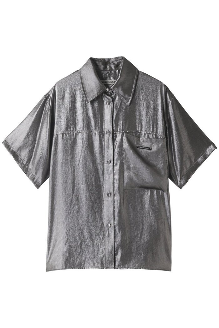 【プランク プロジェクト/PRANK PROJECT】のハーフスリーブサテンオーバーシャツ / Half Sleeve Satin Over Shirt インテリア・キッズ・メンズ・レディースファッション・服の通販 founy(ファニー) https://founy.com/ ファッション Fashion レディースファッション WOMEN トップス・カットソー Tops/Tshirt シャツ/ブラウス Shirts/Blouses サマー Summer ショート Short スリーブ Sleeve エレガント 上品 Elegant 夏 Summer 羽織 Haori |ID: prp329100003280204 ipo3291000000029771885