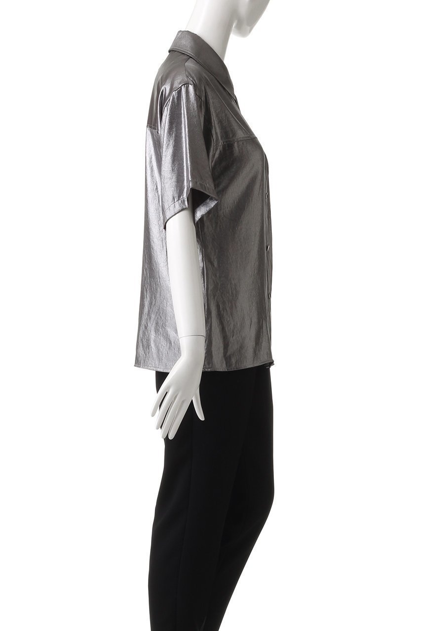 【プランク プロジェクト/PRANK PROJECT】のハーフスリーブサテンオーバーシャツ / Half Sleeve Satin Over Shirt 人気、トレンドファッション・服の通販 founy(ファニー) 　ファッション　Fashion　レディースファッション　WOMEN　トップス・カットソー　Tops/Tshirt　シャツ/ブラウス　Shirts/Blouses　サマー　Summer　ショート　Short　スリーブ　Sleeve　エレガント 上品　Elegant　夏　Summer　羽織　Haori　other-3|ID: prp329100003280204 ipo3291000000031371501