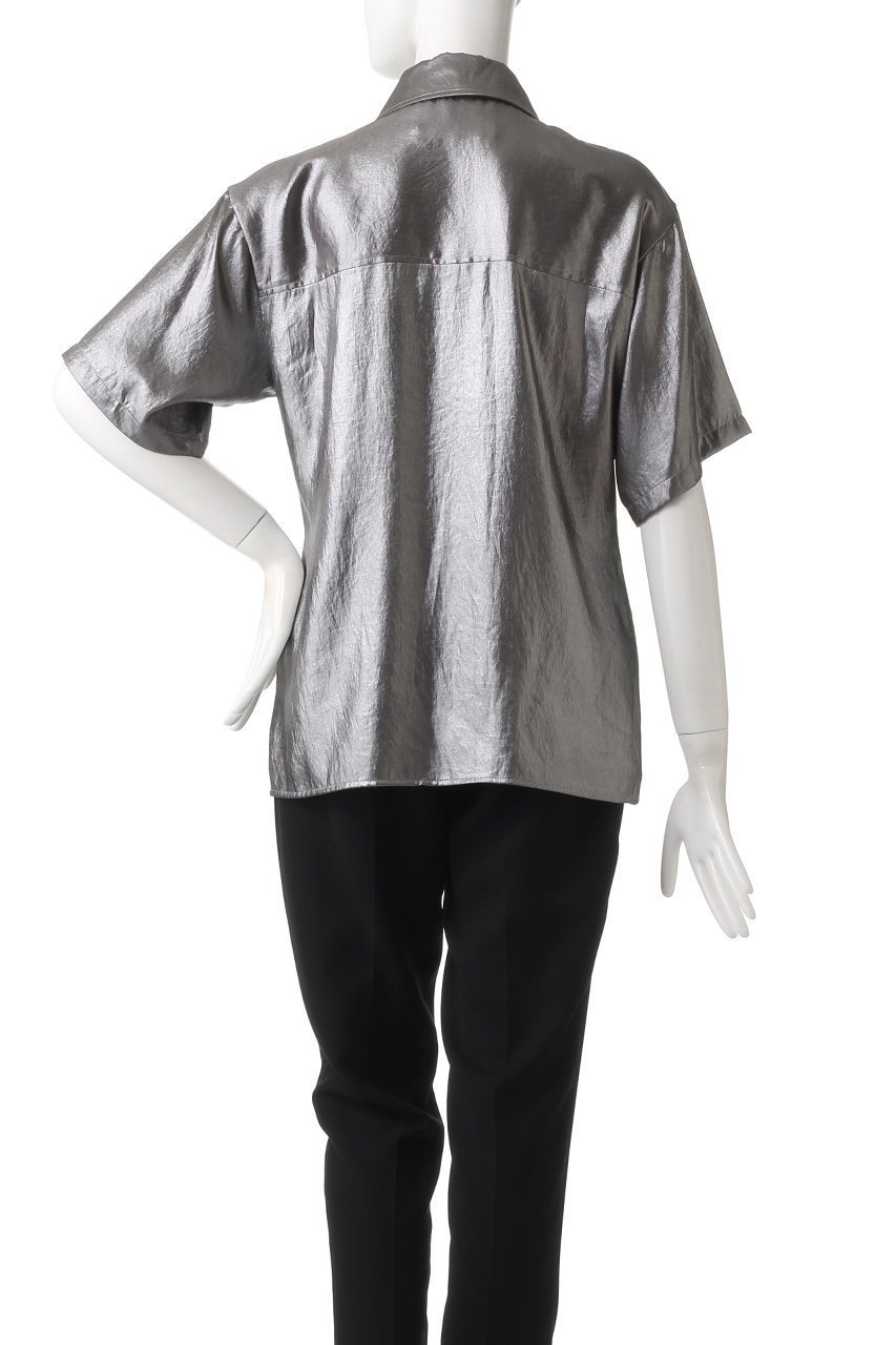 【プランク プロジェクト/PRANK PROJECT】のハーフスリーブサテンオーバーシャツ / Half Sleeve Satin Over Shirt 人気、トレンドファッション・服の通販 founy(ファニー) 　ファッション　Fashion　レディースファッション　WOMEN　トップス・カットソー　Tops/Tshirt　シャツ/ブラウス　Shirts/Blouses　サマー　Summer　ショート　Short　スリーブ　Sleeve　エレガント 上品　Elegant　夏　Summer　羽織　Haori　other-4|ID: prp329100003280204 ipo3291000000031371503