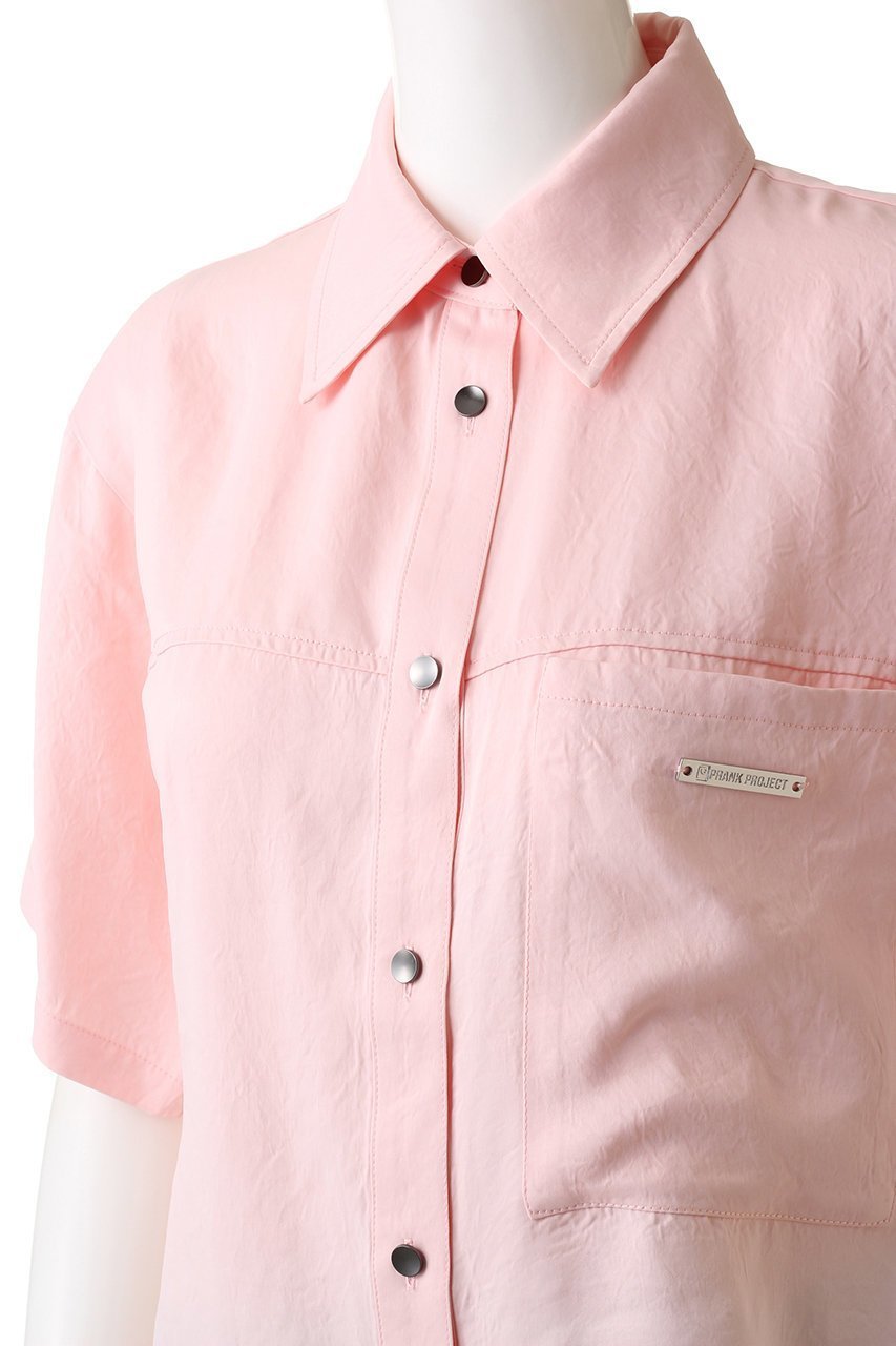 【プランク プロジェクト/PRANK PROJECT】のハーフスリーブサテンオーバーシャツ / Half Sleeve Satin Over Shirt 人気、トレンドファッション・服の通販 founy(ファニー) 　ファッション　Fashion　レディースファッション　WOMEN　トップス・カットソー　Tops/Tshirt　シャツ/ブラウス　Shirts/Blouses　サマー　Summer　ショート　Short　スリーブ　Sleeve　エレガント 上品　Elegant　夏　Summer　羽織　Haori　other-5|ID: prp329100003280204 ipo3291000000031371505