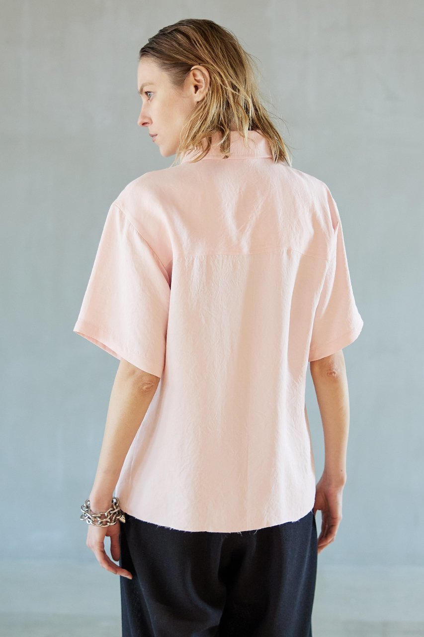 【プランク プロジェクト/PRANK PROJECT】のハーフスリーブサテンオーバーシャツ / Half Sleeve Satin Over Shirt 人気、トレンドファッション・服の通販 founy(ファニー) 　ファッション　Fashion　レディースファッション　WOMEN　トップス・カットソー　Tops/Tshirt　シャツ/ブラウス　Shirts/Blouses　サマー　Summer　ショート　Short　スリーブ　Sleeve　エレガント 上品　Elegant　夏　Summer　羽織　Haori　other-7|ID: prp329100003280204 ipo3291000000031371509