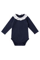 【マールマール/MARLMARL / KIDS】の【Baby】ロンパース bodysuits 4 petal navy|ID:prp329100003282018