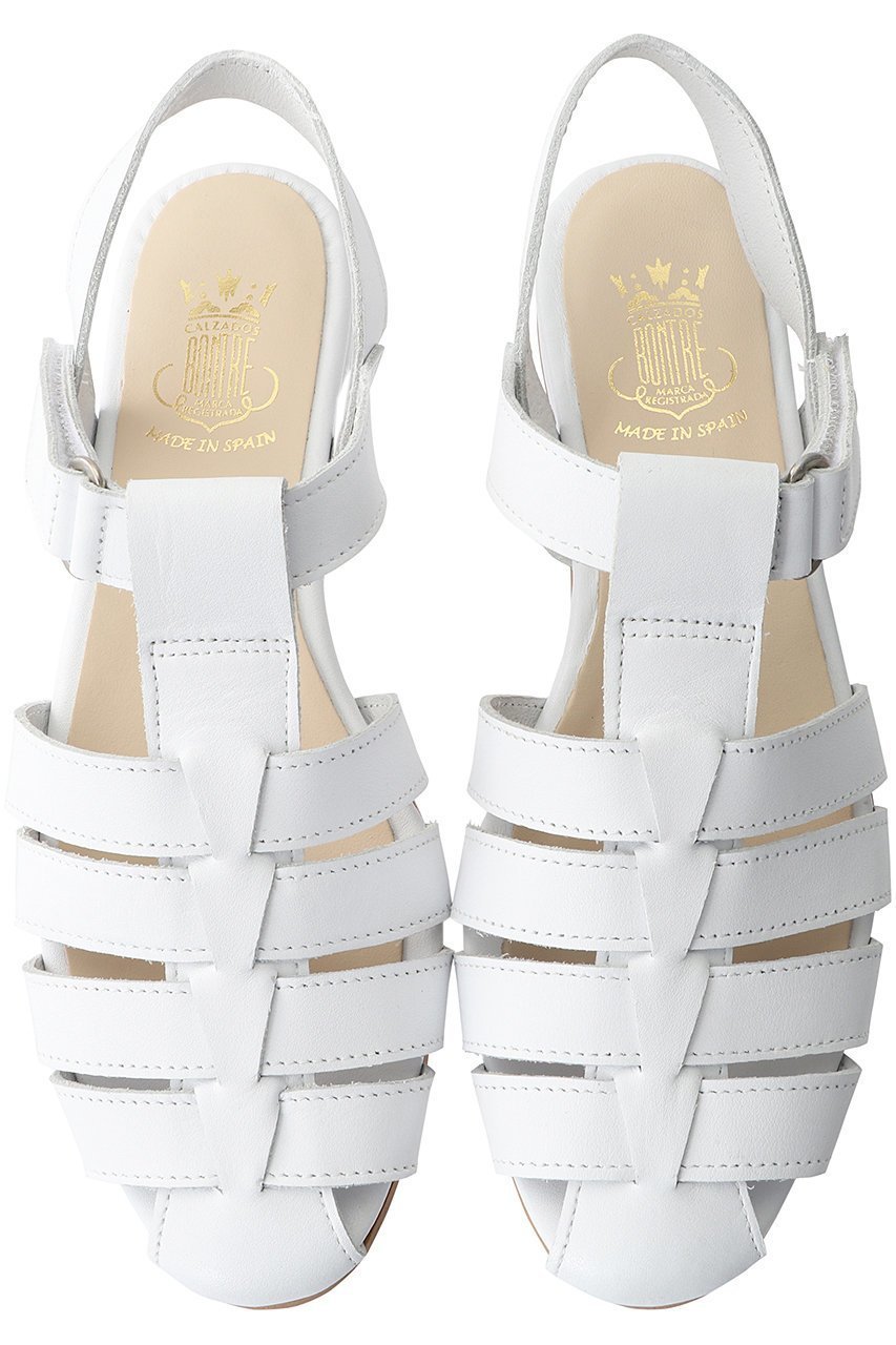 【エスメラルダ/Esmeralda】の【BONTRE】バックストラップグルカサンダル インテリア・キッズ・メンズ・レディースファッション・服の通販 founy(ファニー) 　ファッション　Fashion　レディースファッション　Fashion for Women　バッグ　Bags　サンダル　Sandals, Summer Shoes　エレガント 上品　Elegant　旅行　Travel　ホワイト|ID: prp329100003282041 ipo3291000000035059106