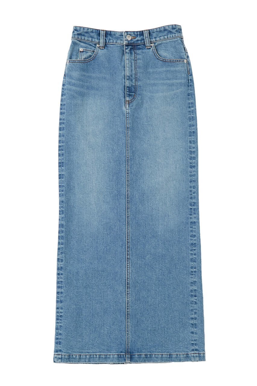 【ザ ストア バイ シー/THE STORE by C】のデニムスカート インテリア・キッズ・メンズ・レディースファッション・服の通販 founy(ファニー) 　ファッション　Fashion　レディースファッション　Fashion for Women　スカート　Skirts　デニムスカート・カジュアルスカート　Denim Skirts　ロングスカート　Long Skirts / Maxi & Midi Skirts　クロップド　Cropped, Short Length　ストレート　Straight, Straight Cut　スリット　Slit, Slit Detail　デニム　Denim, Jeans Material　マキシ　Maxi, Full Length　ロング　Long, Long-Length　インディゴ|ID: prp329100003282045 ipo3291000000032787794