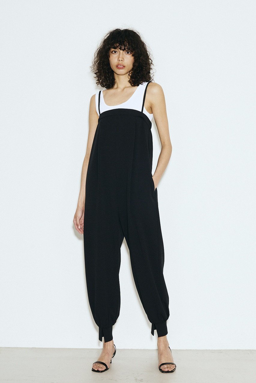 【エリオポール/heliopole】のニュー ベアトップジャンプスーツ 人気、トレンドファッション・服の通販 founy(ファニー) 　ファッション　Fashion　レディースファッション　Fashion for Women　パンツ　Pants & Trousers　インナー　Innerwear　カットソー　Cut and Sewn Top　サマー　Summer, Summer Style　ジャケット　Jacket, Outerwear　ジョーゼット　Georgette, Semi-Sheer Fabric　スーツ　Suit, Formalwear　セットアップ　Set-Up, Coordinated Outfit　other-8|ID: prp329100003282066 ipo3291000000035945912