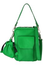 【メゾンスペシャル/MAISON SPECIAL】の【UNISEX】巾着チャーム付きレザーミニポーチ GRN(グリーン)|ID: prp329100003283664 ipo3291000000035487307