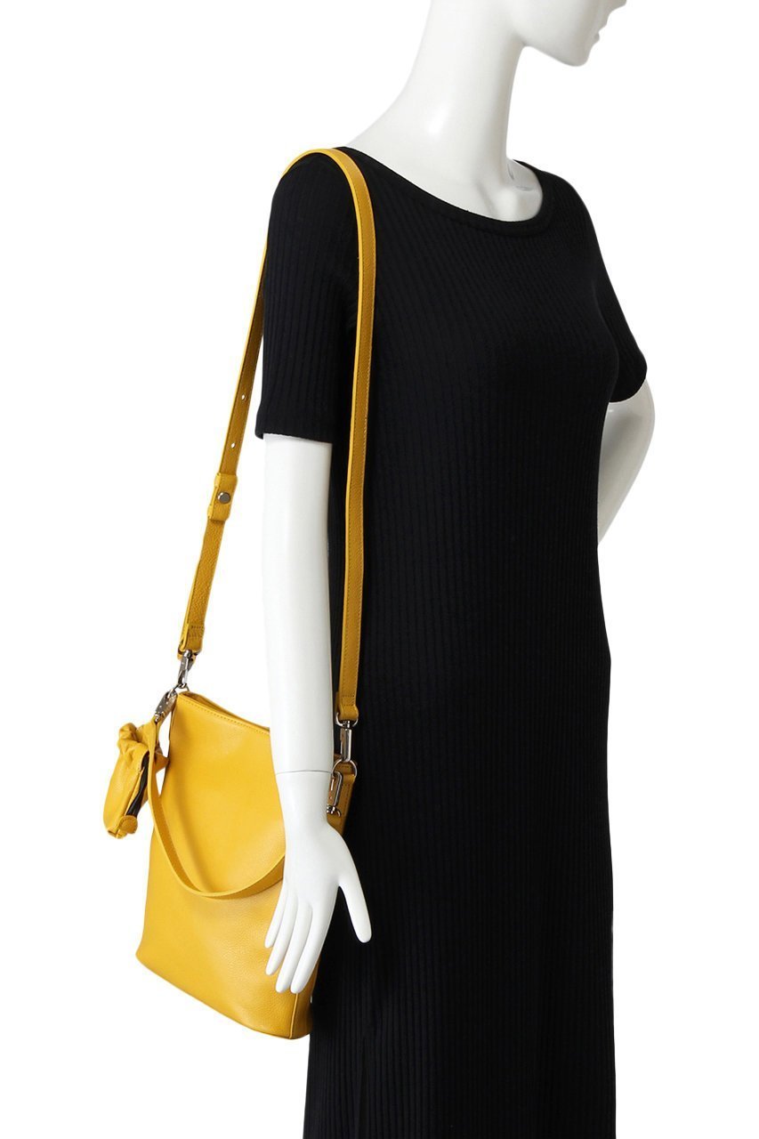 【メゾンスペシャル/MAISON SPECIAL】の【UNISEX】巾着チャーム付きレザー2WAYミニショルダーバッグ 人気、トレンドファッション・服の通販 founy(ファニー) 　ファッション　Fashion　レディースファッション　Fashion for Women　バッグ　Bags　ユニセックス　Unisex, Genderless　ショルダー　Shoulder, Shoulder Strap　チャーム　Charm, Pendant　ポケット　Pocket, Pocket Detail　巾着　Drawstring Bag, Kinchaku　other-2|ID: prp329100003283665 ipo3291000000032797416